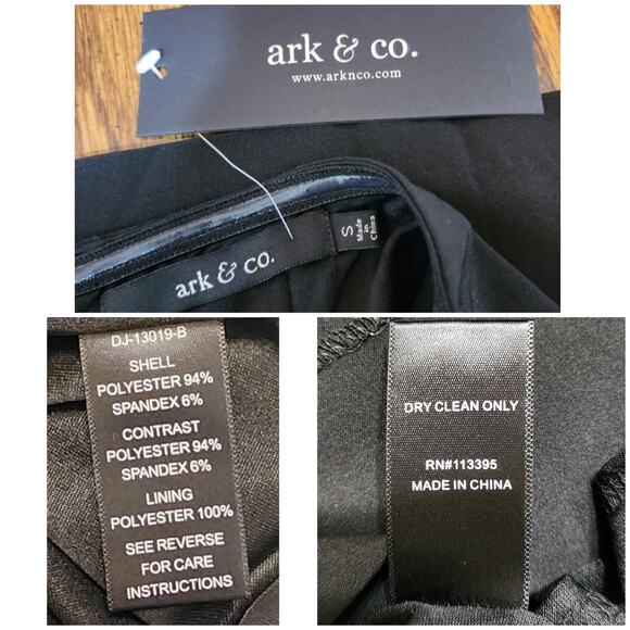 NWT Ark & Co Art Deco Strapless Bodycon Brown Black Sexy Cocktail Dress, Small - Picture 9 of 9